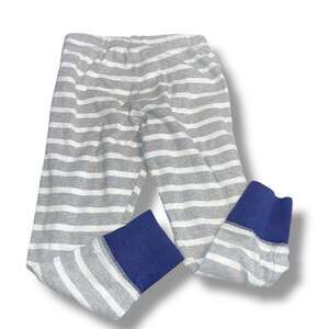 Mini Boden Kids Sz 4 Pajama Bottoms Jogger Pants Stripe Unisex Sleepwear 104 cm